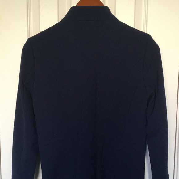 Last Chance: LOFT Navy Military Style Button up Jacket size 0 - Picture 3 of 5